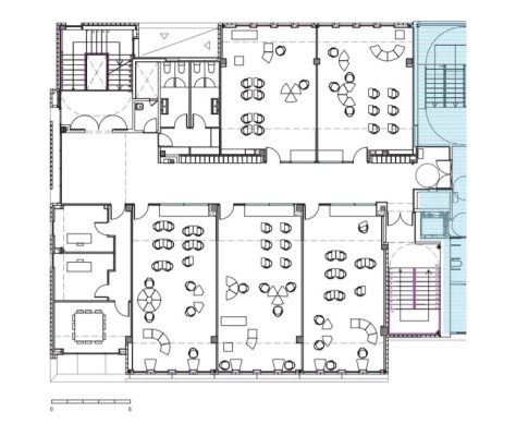 Benjamin Franklin School Barcelona first floor plan