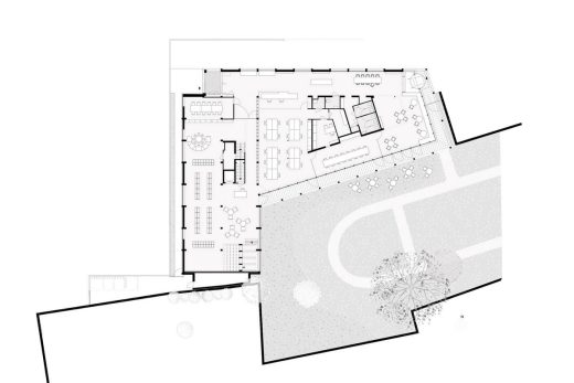 VTC Library Edegem plan layout