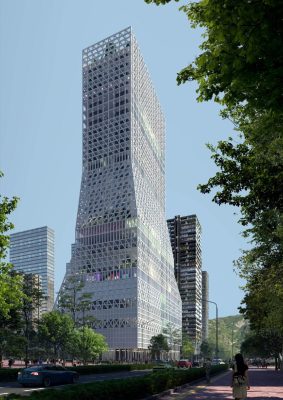 Futian Civic Culture Center in Shenzhen, China