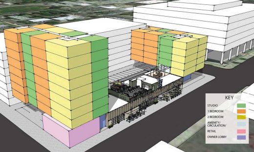 Greyhound-Mixed-Use - conceptual design by Cushing-Terrell