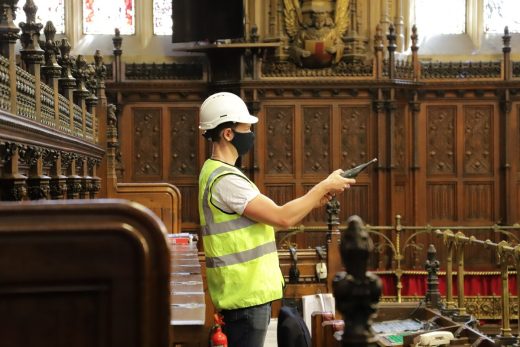 Palace of Westminster building restoration work 2021