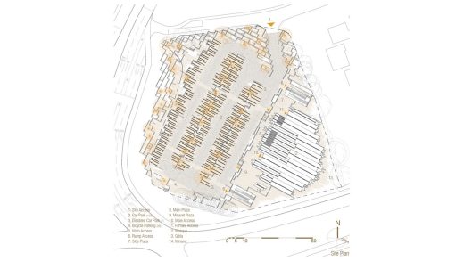 New Preston Mosque parking layout Lancashire