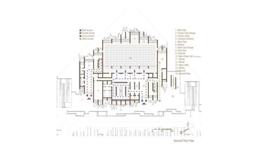 New Preston Mosque AIDIA STUDIO plan