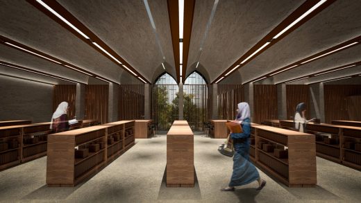 Preston Mosque building design interior by AIDIA STUDIO