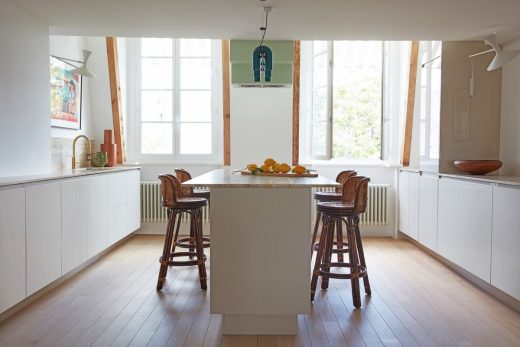 Sun Dial Apartment Paris Interior Renovation