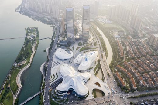 Building design by Zaha Hadid Architects