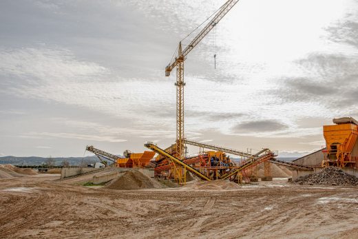 aggregates construction gravel pit