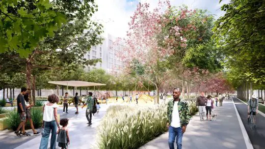 Bayfront Redevelopment Open Space Master Plan in Jersey City, NJ