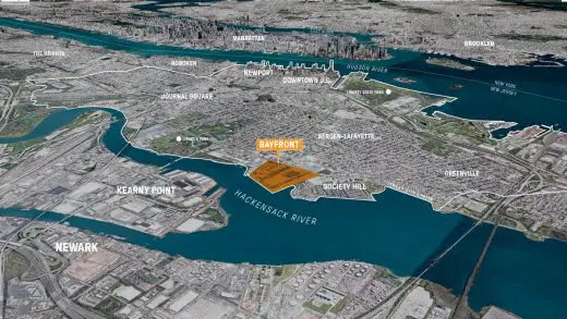 Bayfront Redevelopment Master Plan in Jersey City by SWA Group