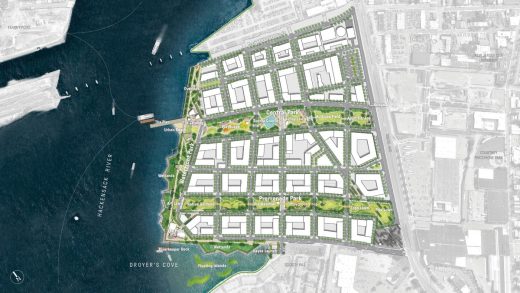 Bayfront Redevelopment Master Plan in Jersey City by SWA Group
