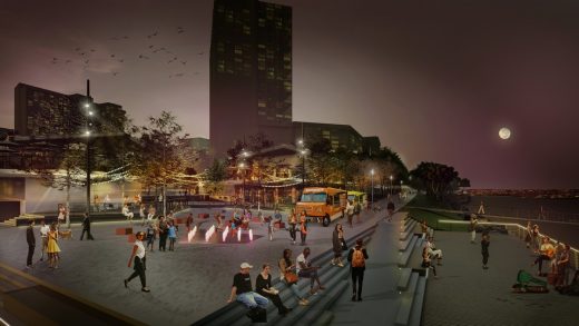 Bayfront Redevelopment Open Space Master Plan in Jersey City, NJ