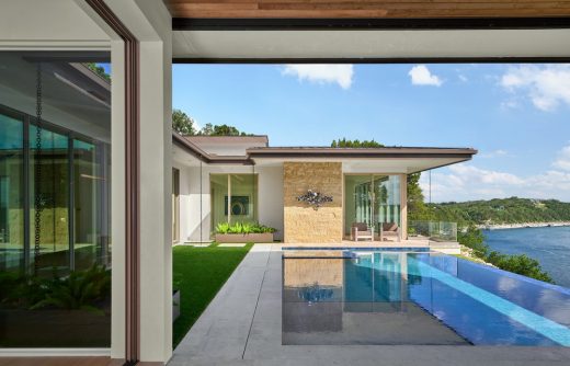 Lake Travis Austin Hill house design by LaRue Architects