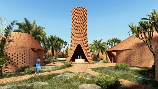 Earth School, Senegal Buildings