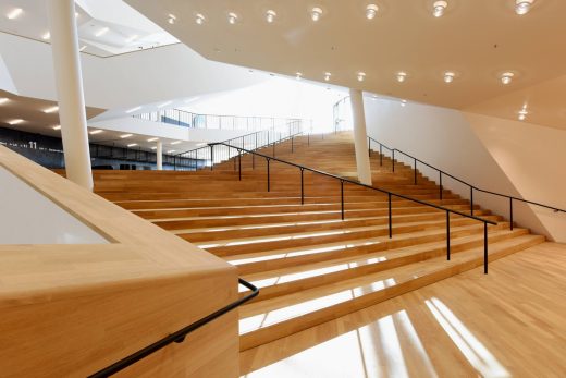 Elbphilharmonie Hamburg Building Grand Hall Foyer steps