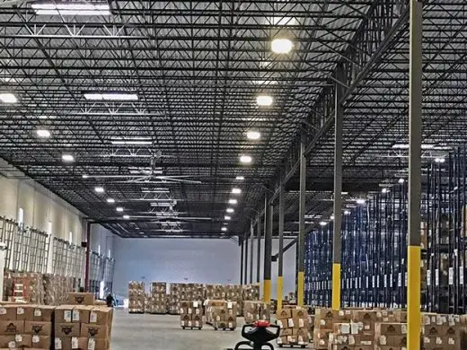 How HVLS fans in warehouse operate