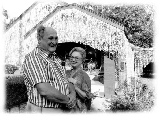 John Milkovisch and his wife, Mary Milkovisch, Beer Can House