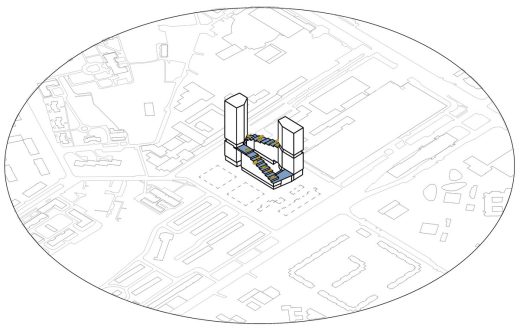 K31 Courtyard, Krzhizhanovskogo Street, Moscow by UNStudio