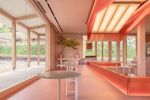 Japanese cafe building design in Mie, Kansai