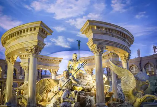 Las Vegas top poker destinations architecture