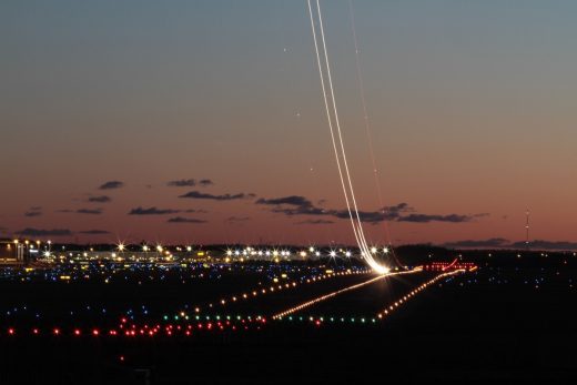 LED lighting systems on airport runways