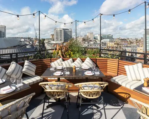 Mortimer House Rooftop Bar Fitzrovia