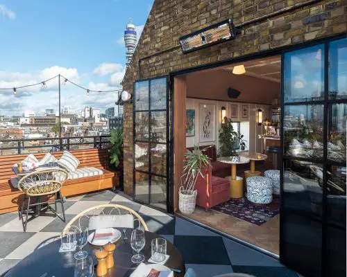 Mortimer House Rooftop Bar Fitzrovia