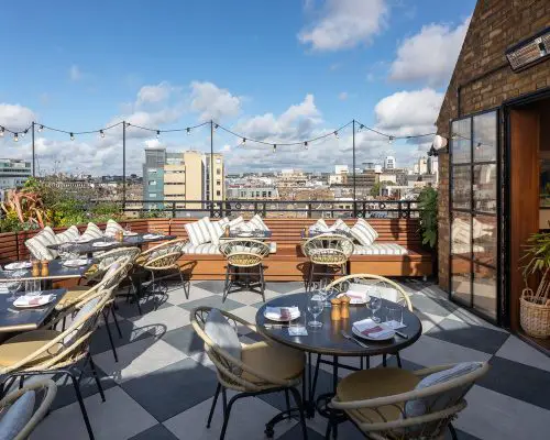 Mortimer House Rooftop Bar Fitzrovia