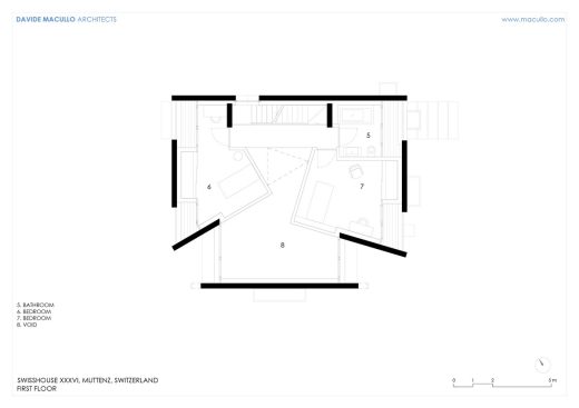 Basel-Country residence first floor plan layout
