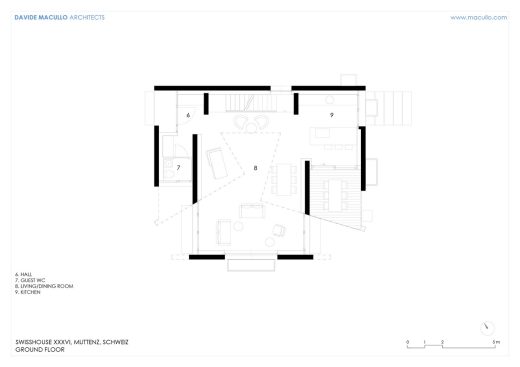 Basel-Country residence ground floor plan layout