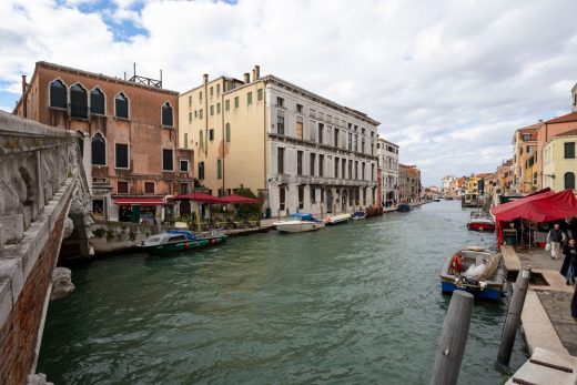 Palazzo Manfrin, Venice canal, Italy