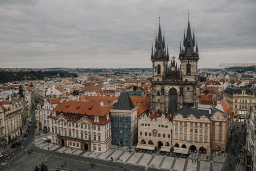 Prague city Czech Republic buildings