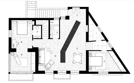 Portugal property interior design plan layout