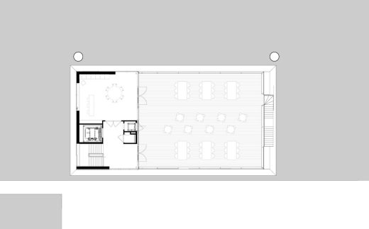 Scheveningen harbour floating pavilion in The Hague plan layout