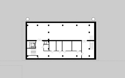 Scheveningen harbour pavilion in The Hague floor plan layout