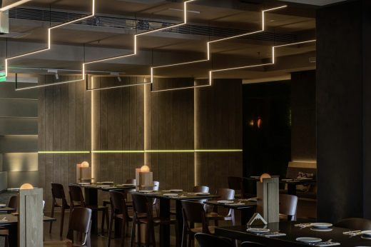 WAA Riverside Gastropub Beijing interior lighting