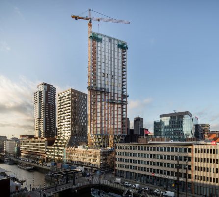 CasaNova Rotterdam tower building design by Barcode Architects