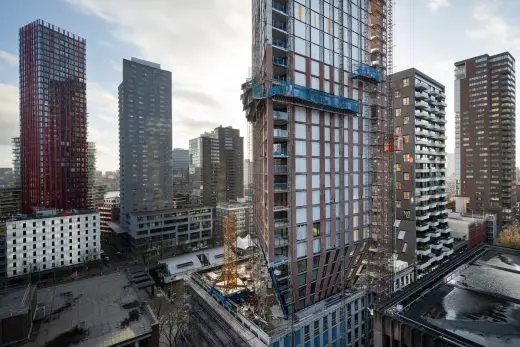 CasaNova Rotterdam tower building design by Barcode Architects