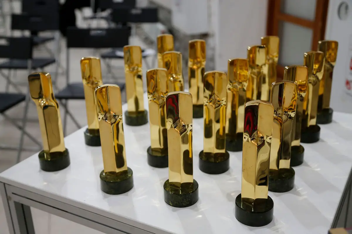 Eurasian Prize 2021 winners trophies