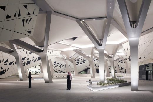 King Abdullah Petroleum Studies & Research Centre Riyadh lighting design Saudi Arabia