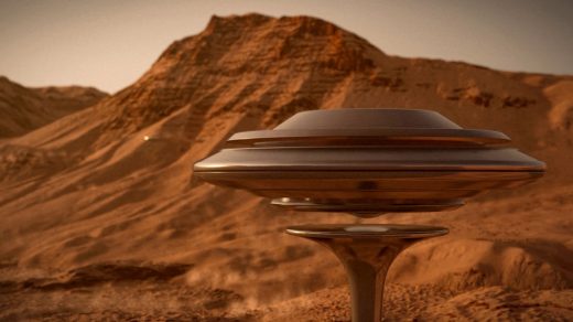 Levitating Building on Mars