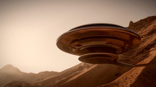 Levitating Building on Mars