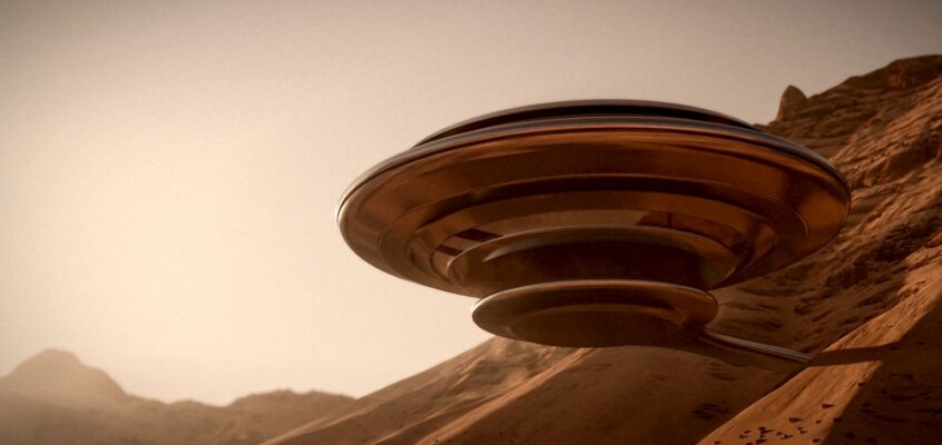 Levitating Building on Mars Design