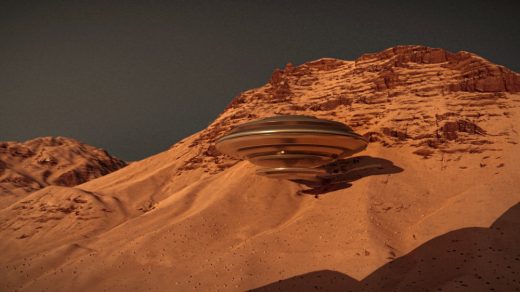 Levitating Building on Mars