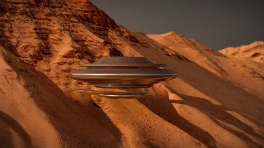 Levitating Building on Mars