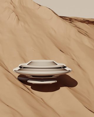 Levitating Building on Mars