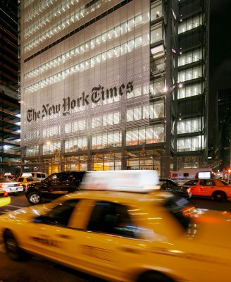 The New York Times Building lighting design by Office for Visual Interaction