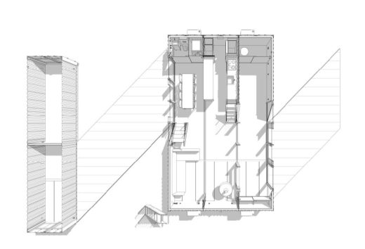 Shipping containers home in Claverack, New York State