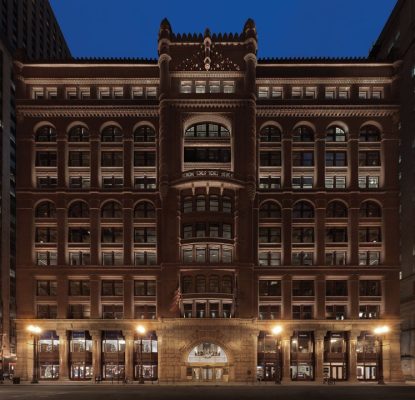 The Rookery Chicago building USA lighting design by OVI