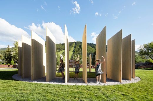Town Enclosure in Jackson, Wyoming art installation