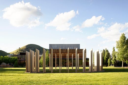 Town Enclosure in Jackson, Wyoming art installation